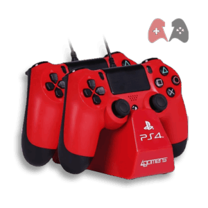 4Gamers Dual Controller Stand with Twin USB Charging Cables - Image 5