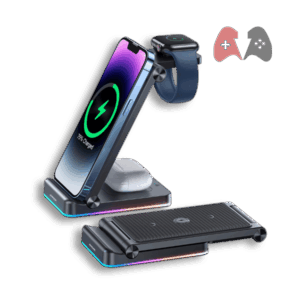 JoyRoom 3-in-1 Foldable Wireless Charging Station - JR-WQN01 - Image 2