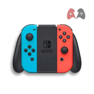 Nintendo Switch with Neon Blue and Neon Red Joy-Con - Image 3