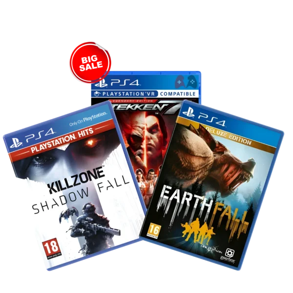 PS4 Tekken 7 + Killzone Shadow Fall + Earthfall PS4 Tekken 7 + Killzone Shadow Fall + Earthfall
